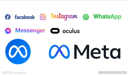 meta 公司矢量標志設計圖 企業logo標志 標志圖標